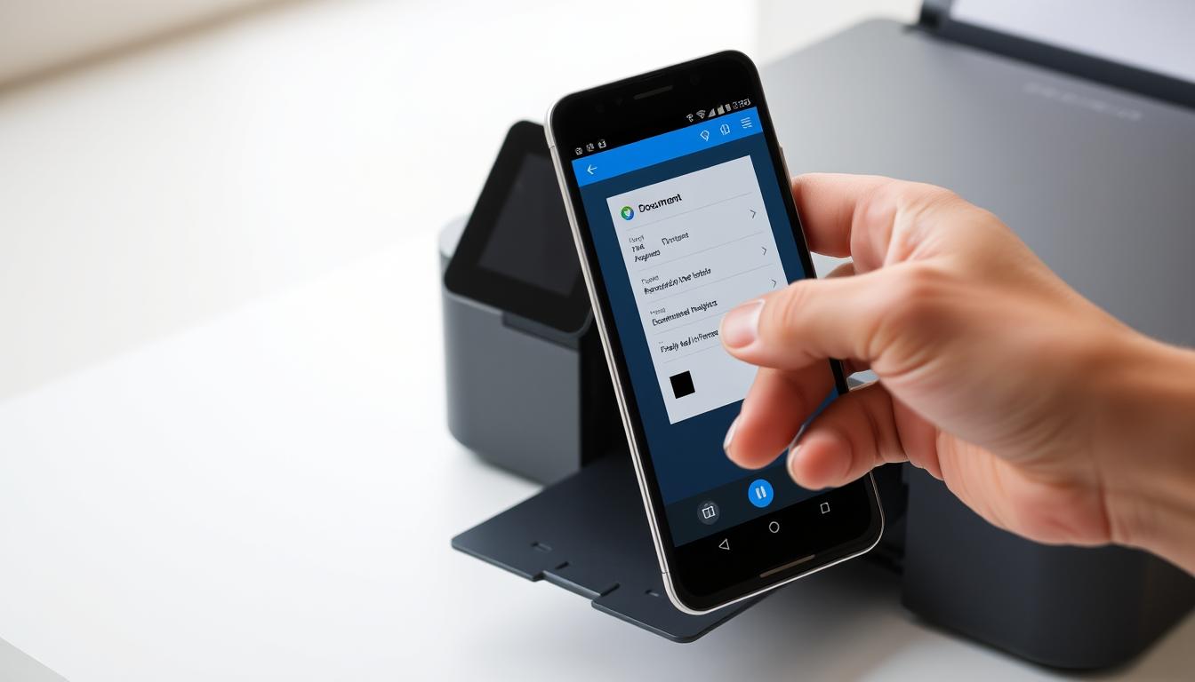 Android-Drucken Smartphone Verbindung