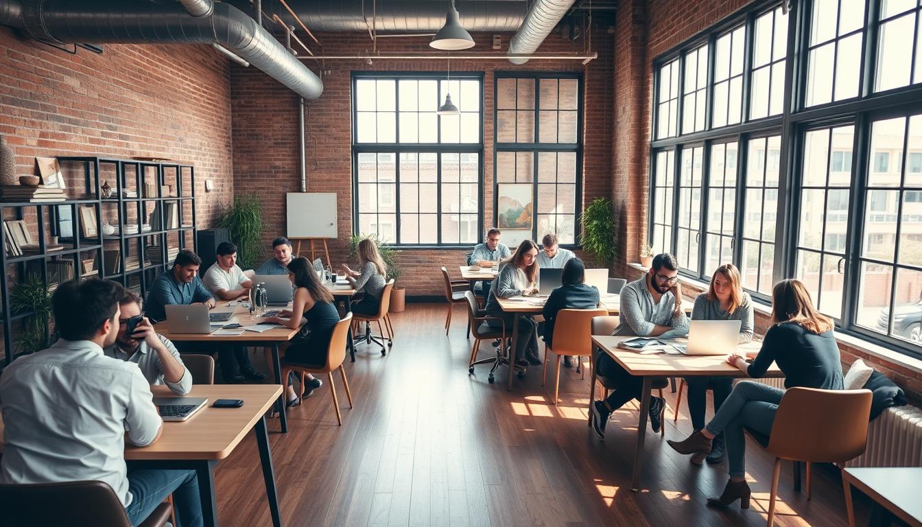 Coworking Definition und geteilte Arbeitsplätze