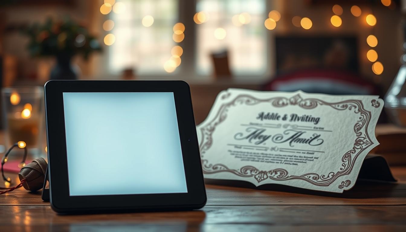 Digitale und traditionelle Einladungsformen