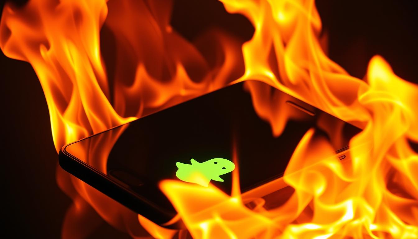 Snapchat technische Probleme Flammen-Verlust