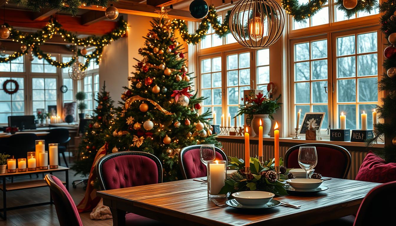 Weihnachtsfeier Dekoration Ideen