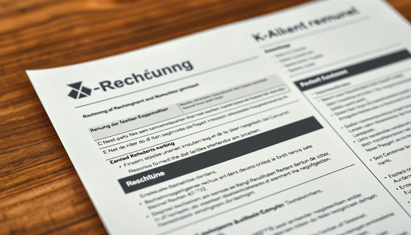 XRechnung Beispiel Struktur